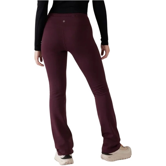 Athleta Altitude Pant PolarTec Stretch Spiced Cabernet S - Picture 1 of 7